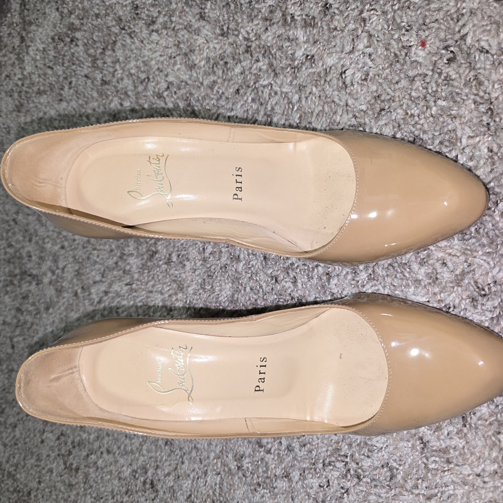 Christian Louboutin Women's Tan Pumps